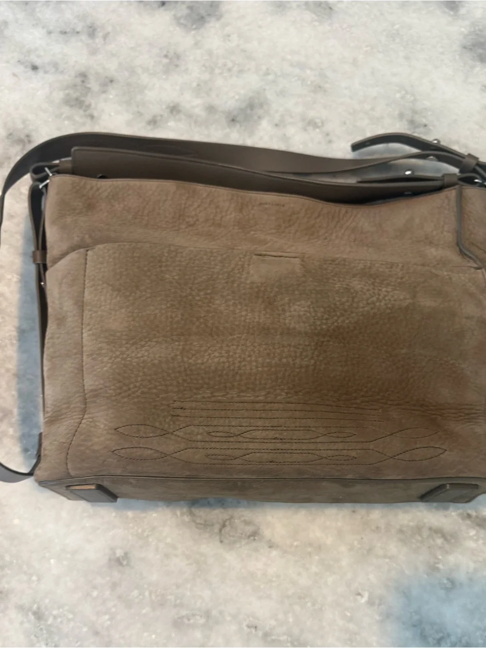 All Saints COOPER EW TOTE (WB185L) Ash Grey NWT